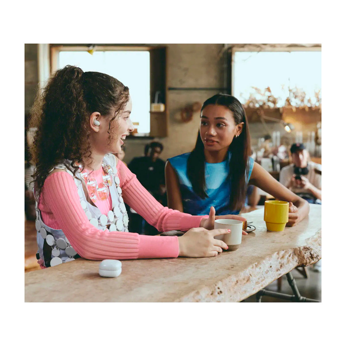 Sony WF-LS910N LinkBuds Fit True Wireless Audífonos Inalámbricos Bluetooth | Noise Cancelling | Blanco