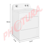 Whirlpool Secadora a Gas de Carga Frontal | Auto Dry | 12 Ciclos | Antiarrugas | 21kg