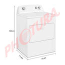Whirlpool Secadora a Gas de Carga Frontal | Auto Dry | 12 Ciclos | Antiarrugas | 21kg
