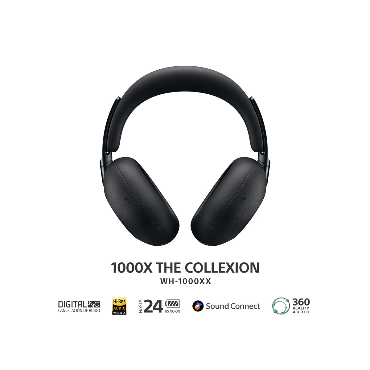 Sony WH-1000XX THE COLLEXION Audífonos Inalámbricos Bluetooth Over-Ear | Noise Cancelling | Negro