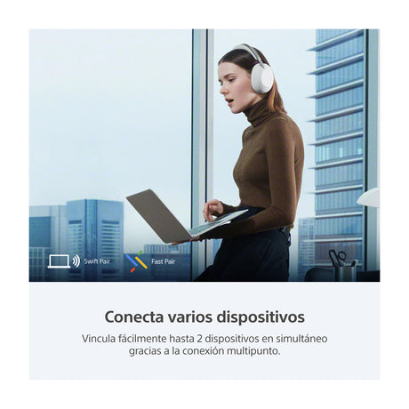 Sony WH-1000XX THE COLLEXION Audífonos Inalámbricos Bluetooth Over-Ear | Noise Cancelling | Plateado
