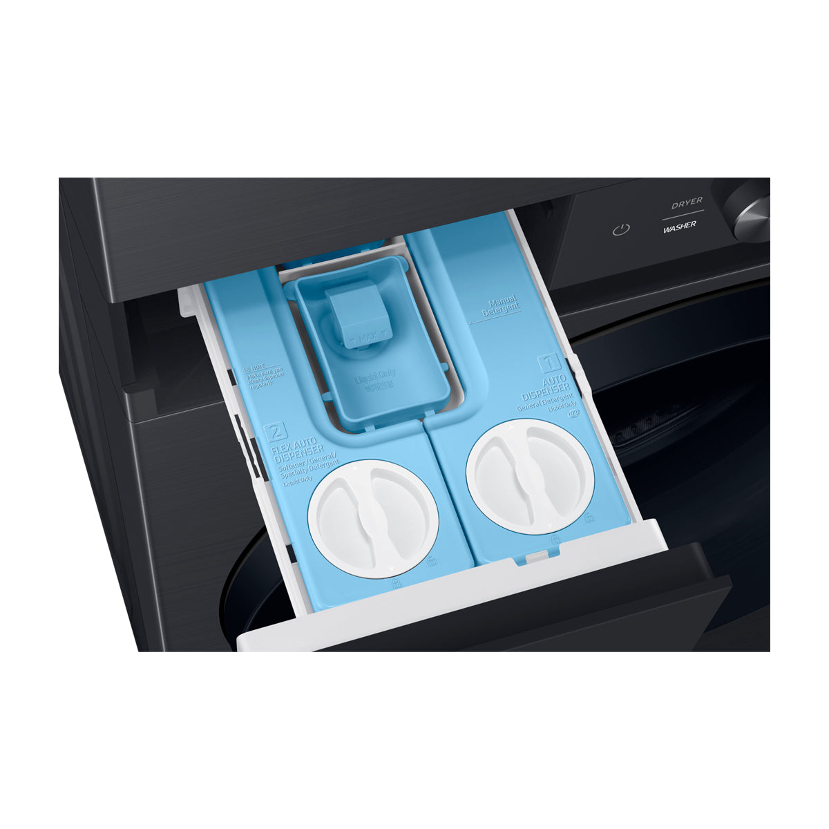 Samsung BESPOKE Centro de Lavado Eléctrico Digital Inverter de Carga Frontal | AI OptiWash | AI Optimal Dry | VRT Plus | 22kg | Brushed Black