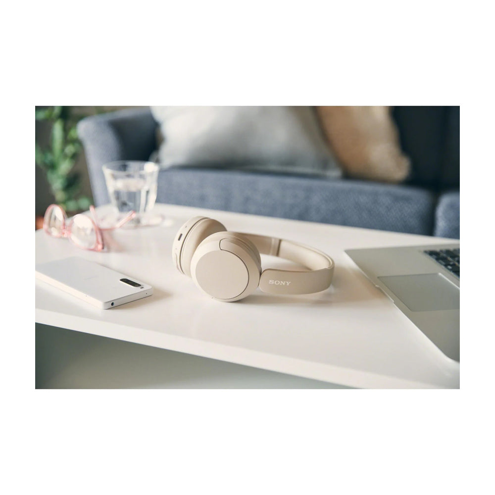 Sony WH-CH520 Audífonos Inalámbricos Bluetooth On-Ear | Beige