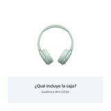 Sony WH-CH530 Audífonos Inalámbricos Bluetooth On-Ear | Verde
