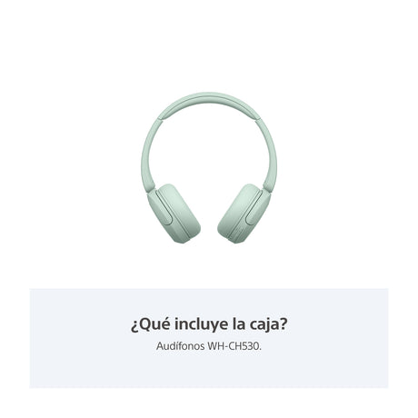 Sony WH-CH530 Audífonos Inalámbricos Bluetooth On-Ear | Verde