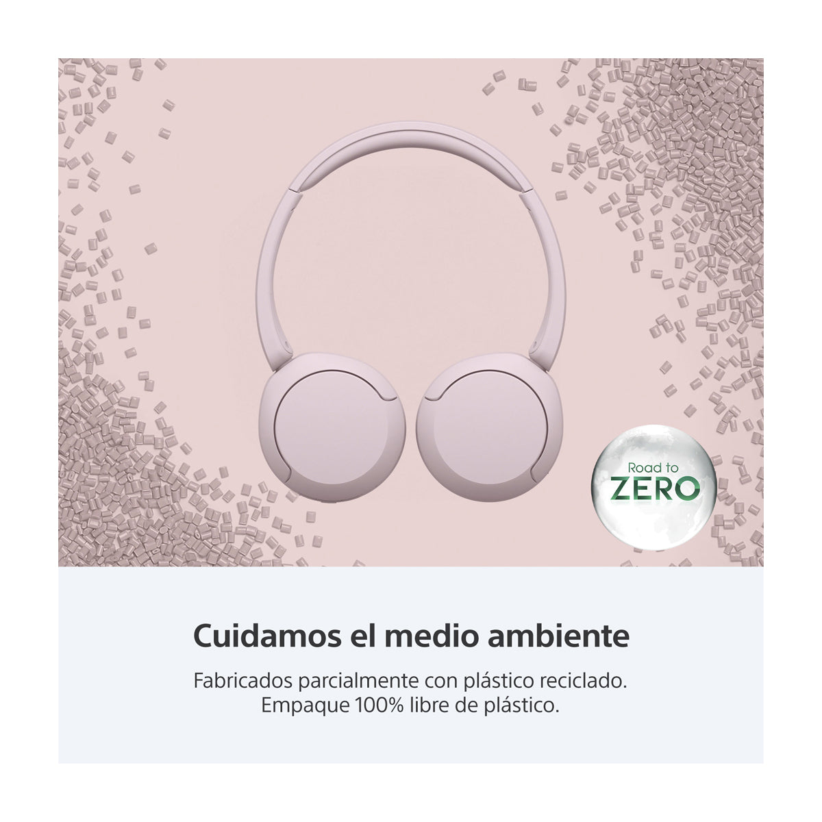 Sony WH-CH530 Audífonos Inalámbricos Bluetooth On-Ear | Rosa