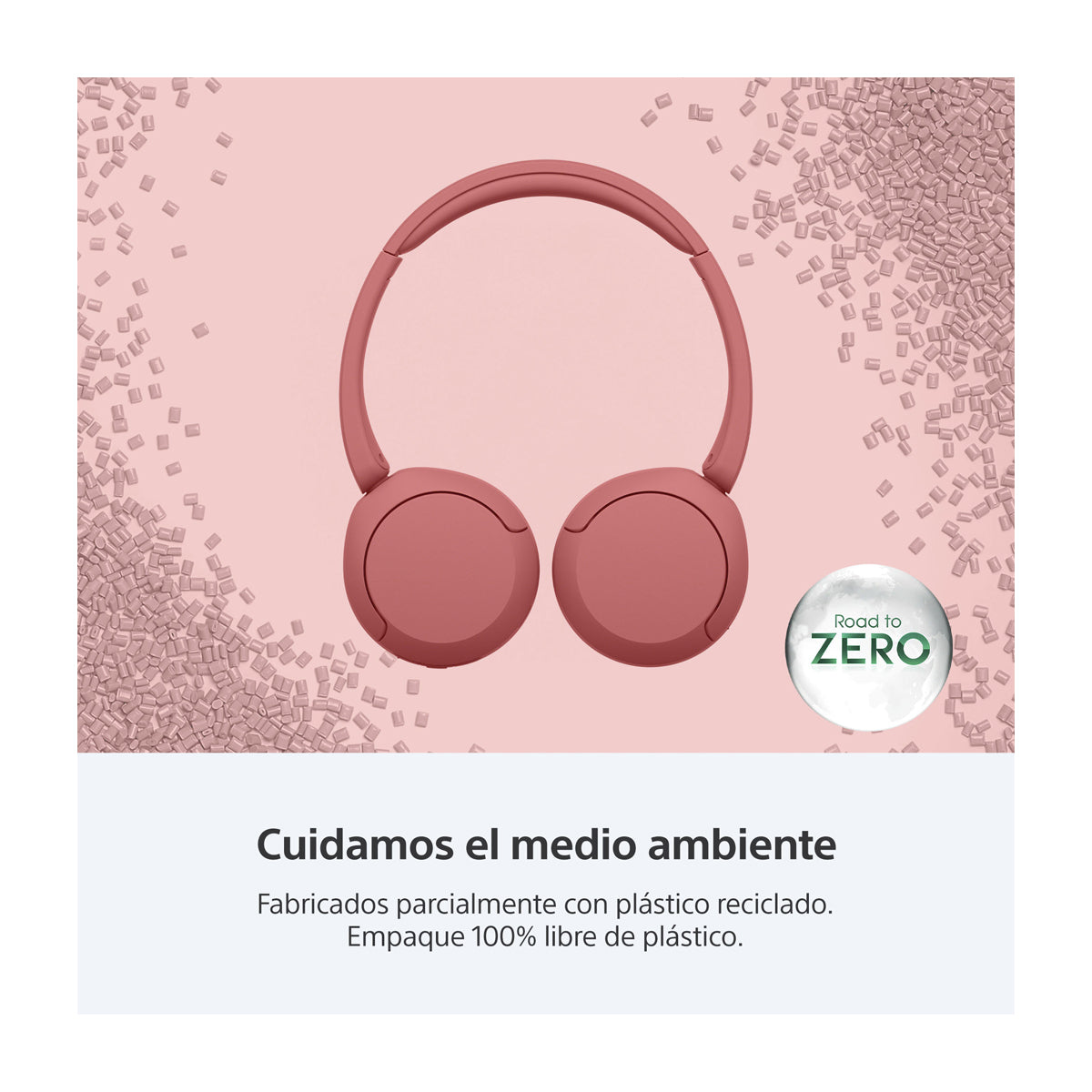 Sony WH-CH530 Audífonos Inalámbricos Bluetooth On-Ear | Coral