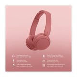Sony WH-CH530 Audífonos Inalámbricos Bluetooth On-Ear | Coral