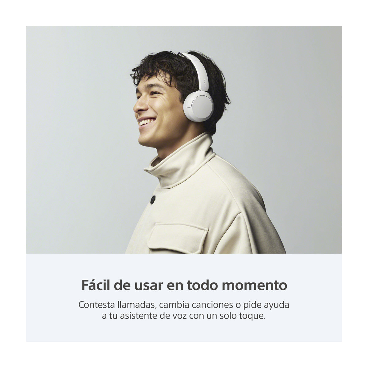 Sony WH-CH530 Audífonos Inalámbricos Bluetooth On-Ear | Blanco