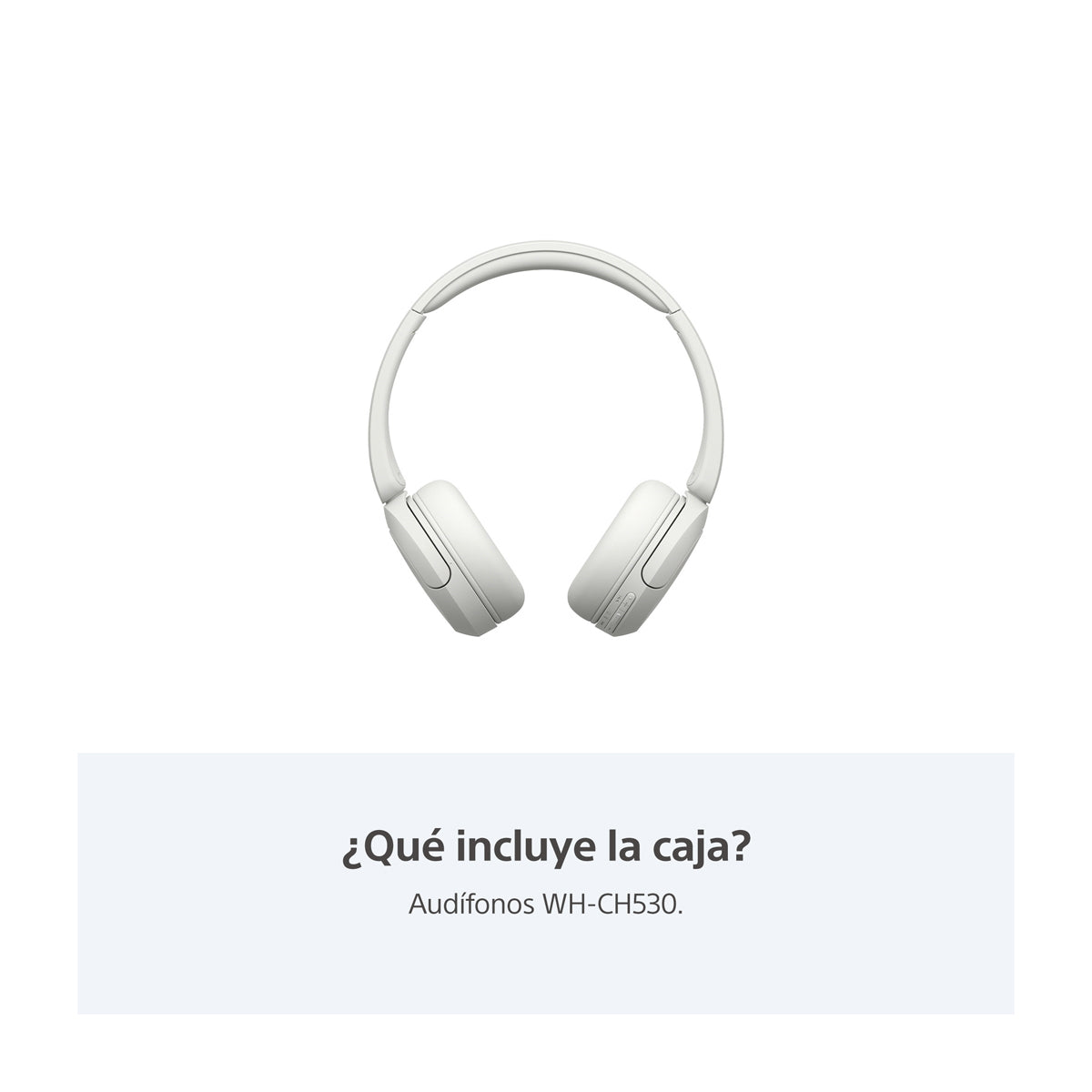 Sony WH-CH530 Audífonos Inalámbricos Bluetooth On-Ear | Blanco