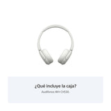 Sony WH-CH530 Audífonos Inalámbricos Bluetooth On-Ear | Blanco