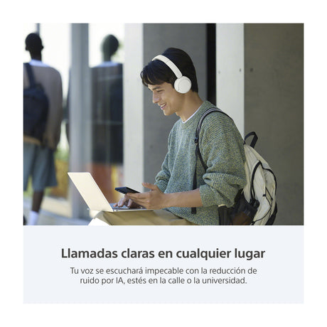 Sony WH-CH530 Audífonos Inalámbricos Bluetooth On-Ear | Blanco