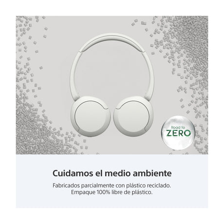 Sony WH-CH530 Audífonos Inalámbricos Bluetooth On-Ear | Blanco