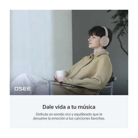 Sony WH-CH730N Audífonos Inalámbricos Bluetooth Over-Ear | Noise Cancelling | Beige