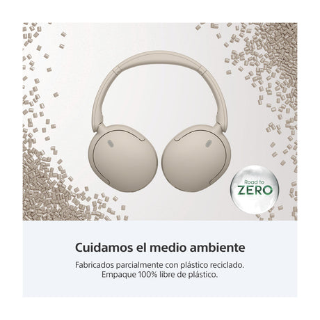 Sony WH-CH730N Audífonos Inalámbricos Bluetooth Over-Ear | Noise Cancelling | Beige