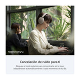 Sony WH-CH730N Audífonos Inalámbricos Bluetooth Over-Ear | Noise Cancelling | Beige