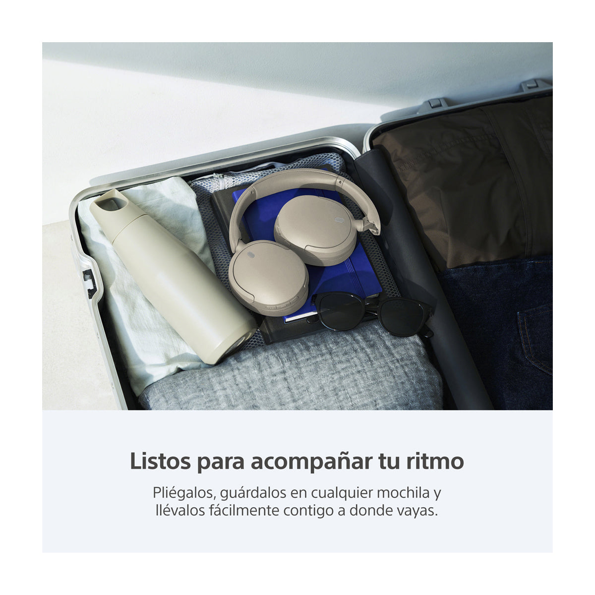 Sony WH-CH730N Audífonos Inalámbricos Bluetooth Over-Ear | Noise Cancelling | Beige
