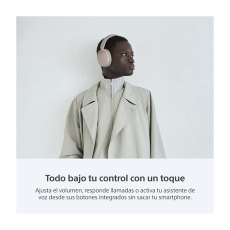 Sony WH-CH730N Audífonos Inalámbricos Bluetooth Over-Ear | Noise Cancelling | Beige