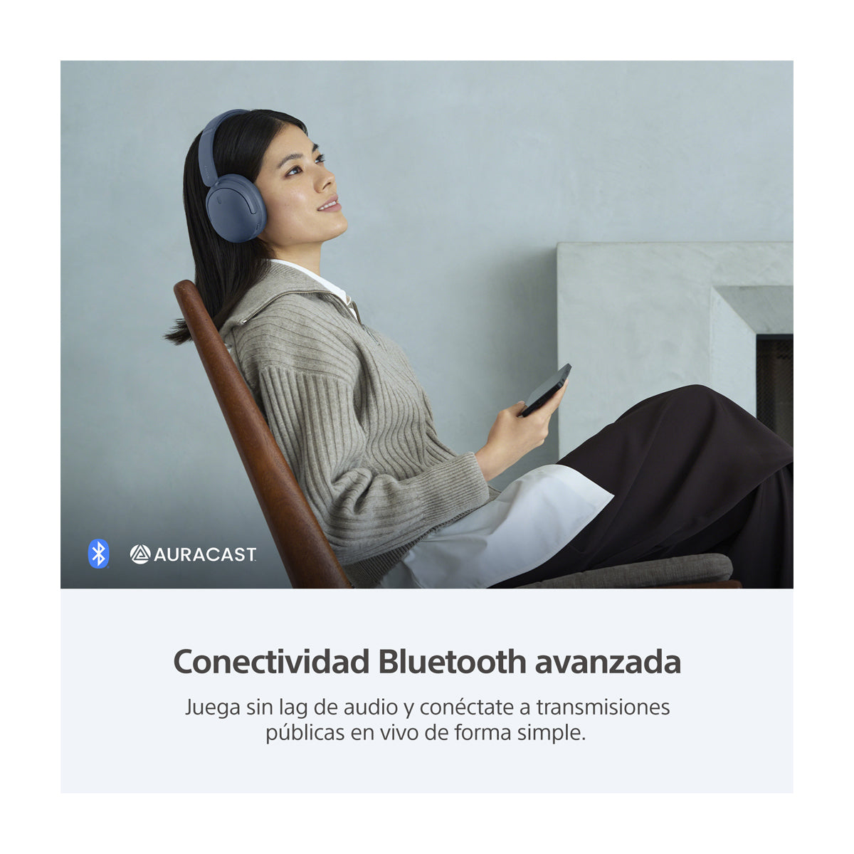 Sony WH-CH730N Audífonos Inalámbricos Bluetooth Over-Ear | Noise Cancelling | Azul