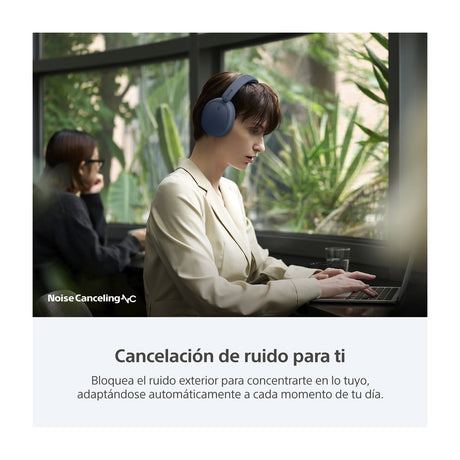 Sony WH-CH730N Audífonos Inalámbricos Bluetooth Over-Ear | Noise Cancelling | Azul