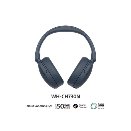 Sony WH-CH730N Audífonos Inalámbricos Bluetooth Over-Ear | Noise Cancelling | Azul
