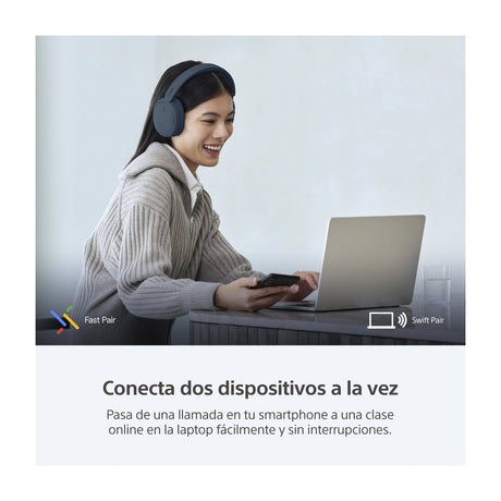 Sony WH-CH730N Audífonos Inalámbricos Bluetooth Over-Ear | Noise Cancelling | Azul