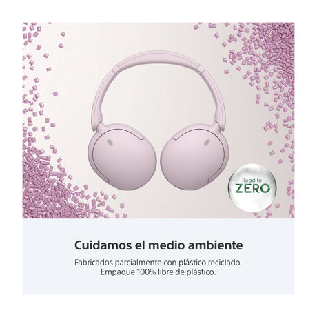 Sony WH-CH730N Audífonos Inalámbricos Bluetooth Over-Ear | Noise Cancelling | Rosa