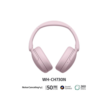 Sony WH-CH730N Audífonos Inalámbricos Bluetooth Over-Ear | Noise Cancelling | Rosa