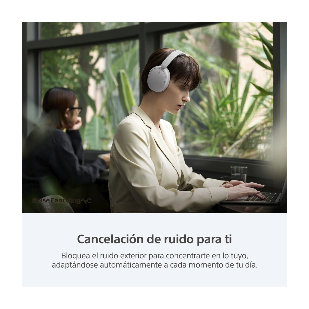 Sony WH-CH730N Audífonos Inalámbricos Bluetooth Over-Ear | Noise Cancelling | Blanco