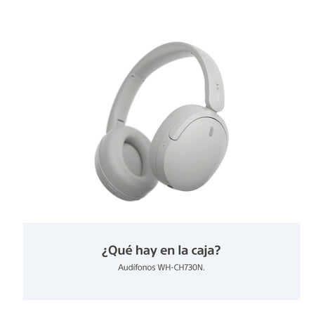 Sony WH-CH730N Audífonos Inalámbricos Bluetooth Over-Ear | Noise Cancelling | Blanco