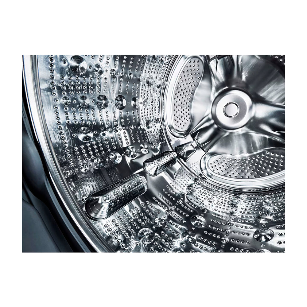 LG WashTower Torre de Lavado Eléctrico Inverter Direct Drive de Carga Frontal | AI DD | AI Sensor Dry | AI ThinQ | 22kg | Plateado