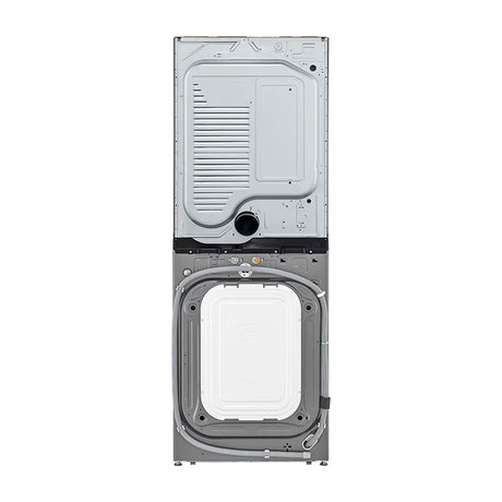 LG WashTower Torre de Lavado a Gas Inverter Direct Drive de Carga Frontal | AI DD | AI Sensor Dry | AI ThinQ | 22kg | Plateado