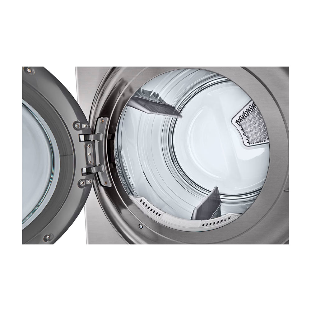 LG WashTower Torre de Lavado a Gas Inverter Direct Drive de Carga Frontal | AI DD | AI Sensor Dry | AI ThinQ | 22kg | Plateado