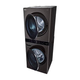 LG WashTower Torre de Lavado de 25kg y 22kg Secado a Gas Inverter Direct Drive de Carga Frontal | AI DD | AI Sensor Dry | AI ThinQ | Negro