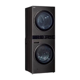 LG WashTower Torre de Lavado de 25kg y 22kg Secado a Gas Inverter Direct Drive de Carga Frontal | AI DD | AI Sensor Dry | AI ThinQ | Negro