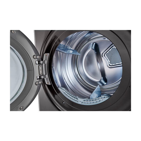 LG WashTower Torre de Lavado de 25kg y 22kg Secado a Gas Inverter Direct Drive de Carga Frontal | AI DD | AI Sensor Dry | AI ThinQ | Negro