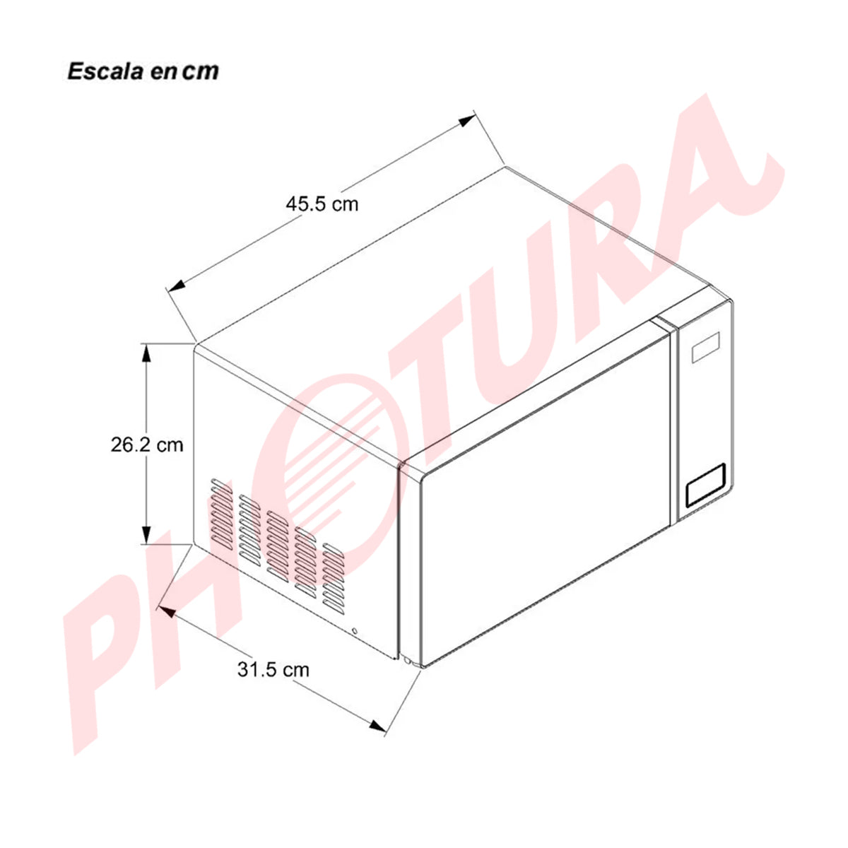 Whirlpool Microondas de 700W | 0.7p3 | Plateado - Photura