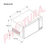 Whirlpool Microondas de 700W | 0.7p3 | Plateado