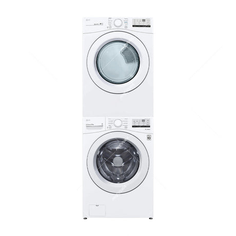 LG Combo Lavadora Automatica Inverter Direct Drive y Secadora Eléctrica de Carga Frontal | 6 Motion DD | 20kg | Blanco