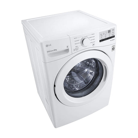 LG Combo Lavadora Automatica Inverter Direct Drive y Secadora Eléctrica de Carga Frontal | 6 Motion DD | 20kg | Blanco