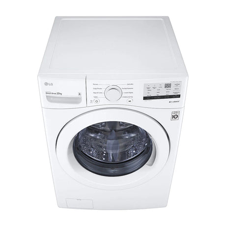 LG Combo Lavadora Automatica Inverter Direct Drive y Secadora Eléctrica de Carga Frontal | 6 Motion DD | 20kg | Blanco
