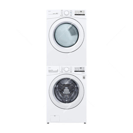 LG Combo Lavadora Automatica Inverter Direct Drive y Secadora a Gas de Carga Frontal | 6 Motion DD | 20kg | Blanco