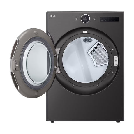 LG Combo Lavadora Automatica Inverter Direct Drive de 23kg y Secadora a Gas de Carga Frontal de 22kg | AI DD | ThinQ | 6 Motion DD | Turbo Wash | Negro
