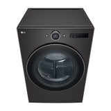 LG Combo Lavadora Automatica Inverter Direct Drive de 23kg y Secadora a Gas de Carga Frontal de 22kg | AI DD | ThinQ | 6 Motion DD | Turbo Wash | Negro
