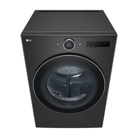 LG Combo Lavadora Automatica Inverter Direct Drive de 23kg y Secadora a Gas de Carga Frontal de 22kg | AI DD | ThinQ | 6 Motion DD | Turbo Wash | Negro
