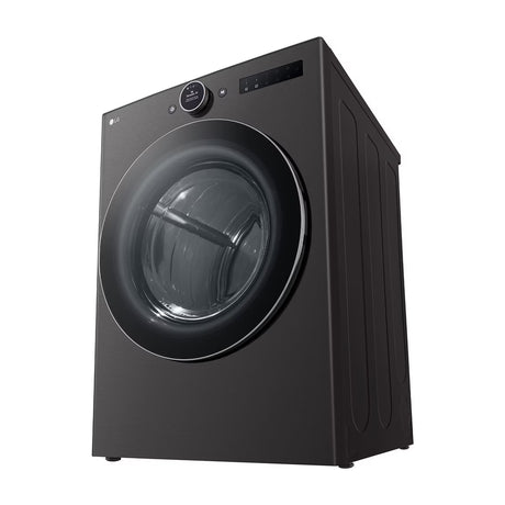 LG Combo Lavadora Automatica Inverter Direct Drive de 23kg y Secadora a Gas de Carga Frontal de 22kg | AI DD | ThinQ | 6 Motion DD | Turbo Wash | Negro