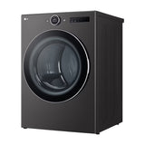 LG Combo Lavadora Automatica Inverter Direct Drive de 23kg y Secadora a Gas de Carga Frontal de 22kg | AI DD | ThinQ | 6 Motion DD | Turbo Wash | Negro