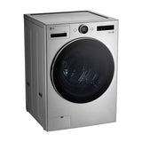 LG Combo Lavadora Automatica Inverter Direct Drive de 23kg y Secadora a Gas de Carga Frontal de 22kg | AI DD | ThinQ | 6 Motion DD | Turbo Wash | Plateado