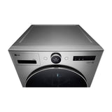 LG Combo Lavadora Automatica Inverter Direct Drive de 23kg y Secadora a Gas de Carga Frontal de 22kg | AI DD | ThinQ | 6 Motion DD | Turbo Wash | Plateado