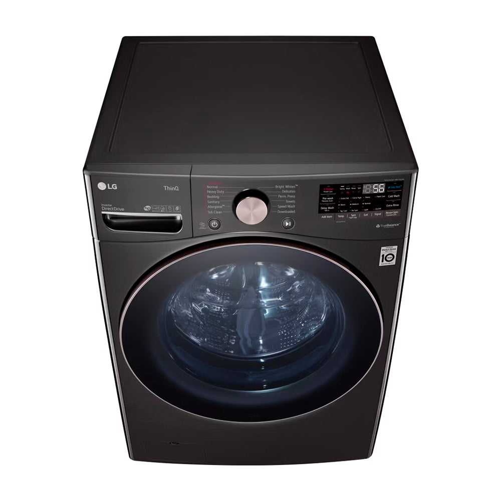 LG Combo Lavadora Automatica Inverter Direct Drive y Secadora a Gas de Carga Frontal | 6 Motion DD | TurboWash 360 | 25kg | Negro